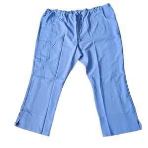 BLUE XTREAM STRETCH CONTEMPORARY SCRUB PANTS 4XL NWT